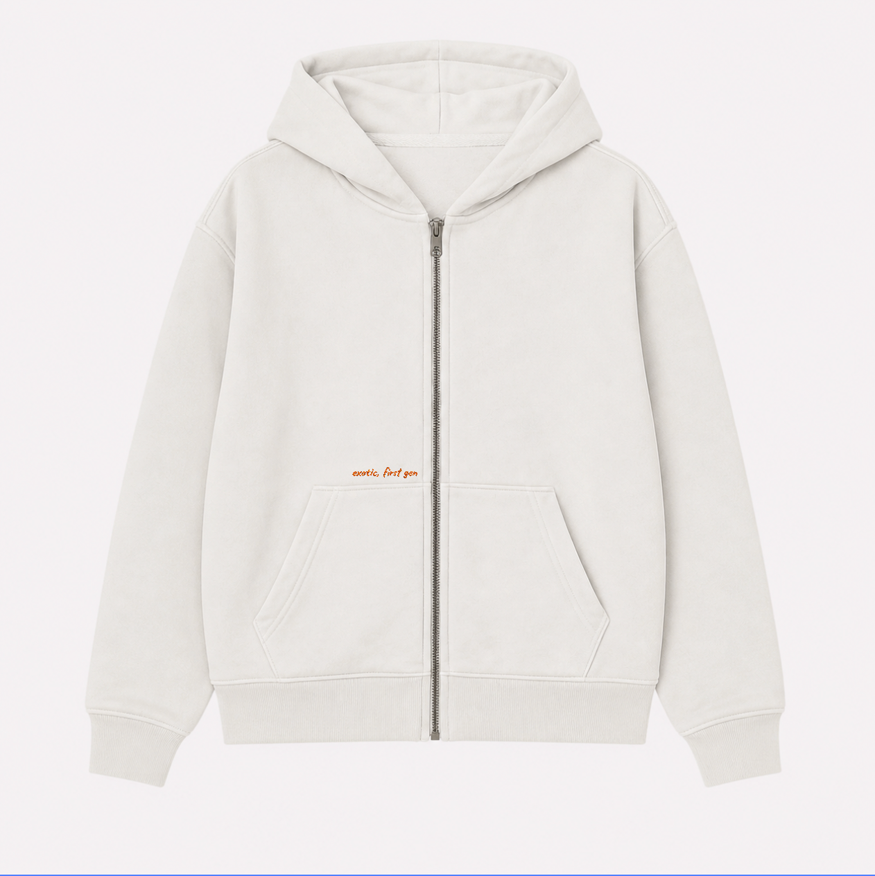 Zipper Exotic Gris Claro