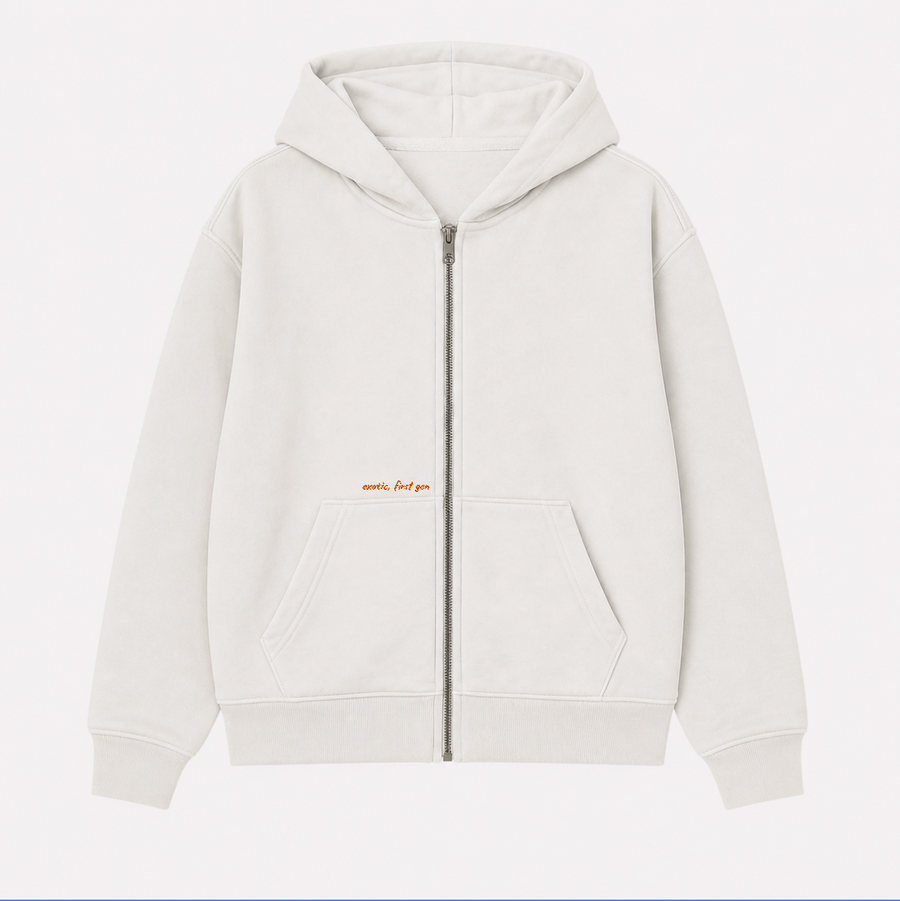 Zipper Exotic Gris Claro